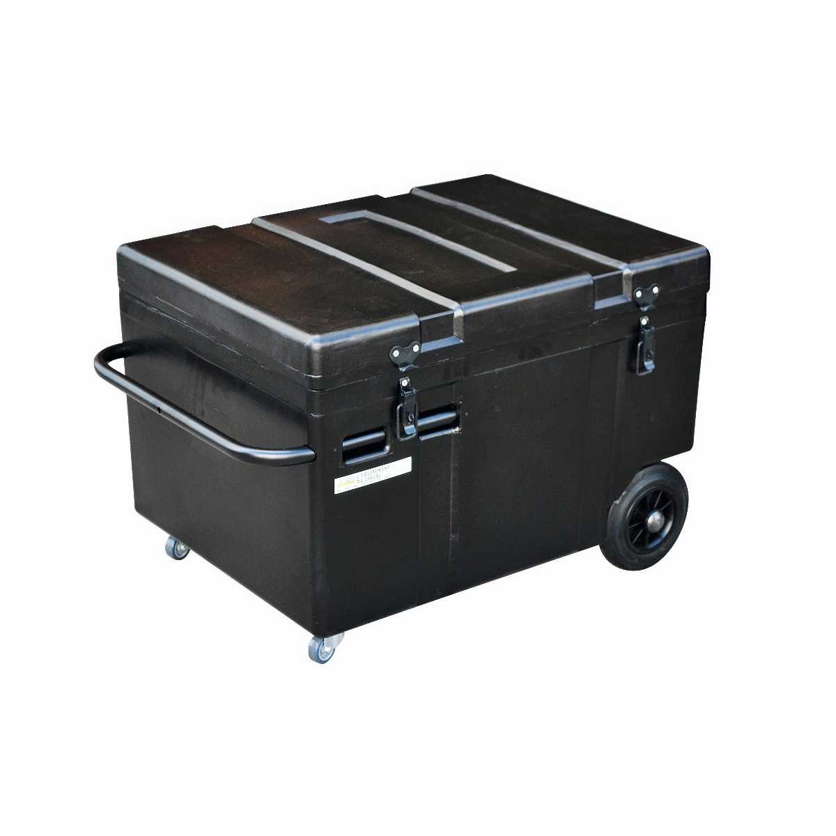 Malle roulante spéciale trotteur - Noir