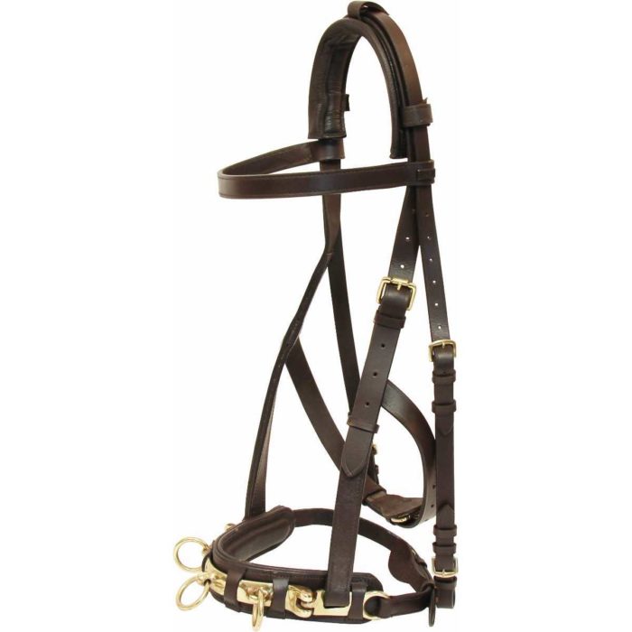 Caveçon en cuir - T. cheval